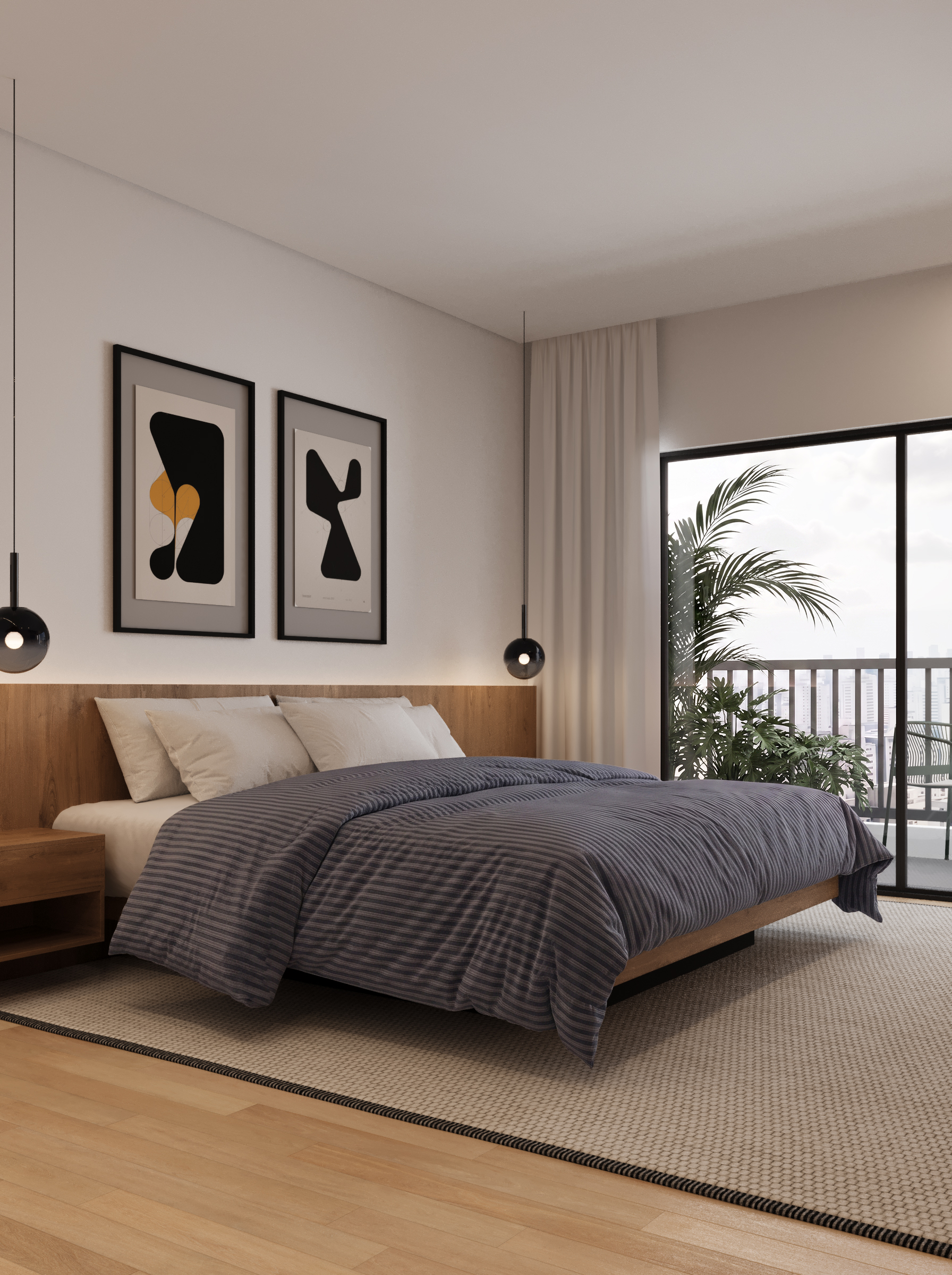 Quarto com varanda