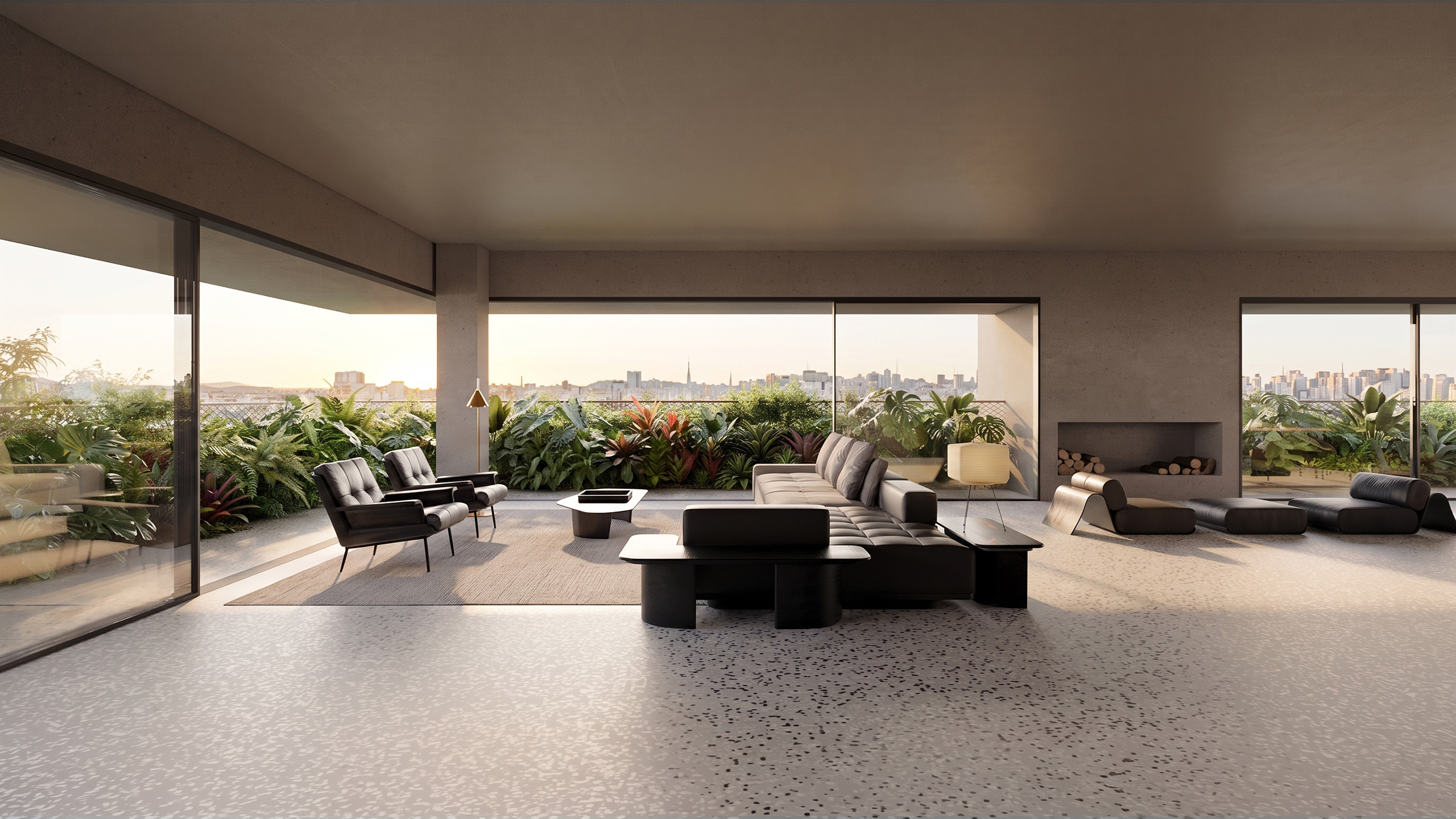 Apartamento com vista para a cidade